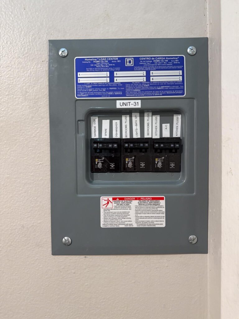 Apartment Sub Panel Replacement