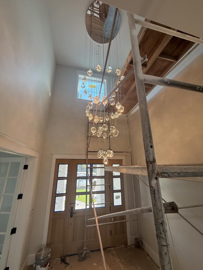 Custom Chandelier Installation