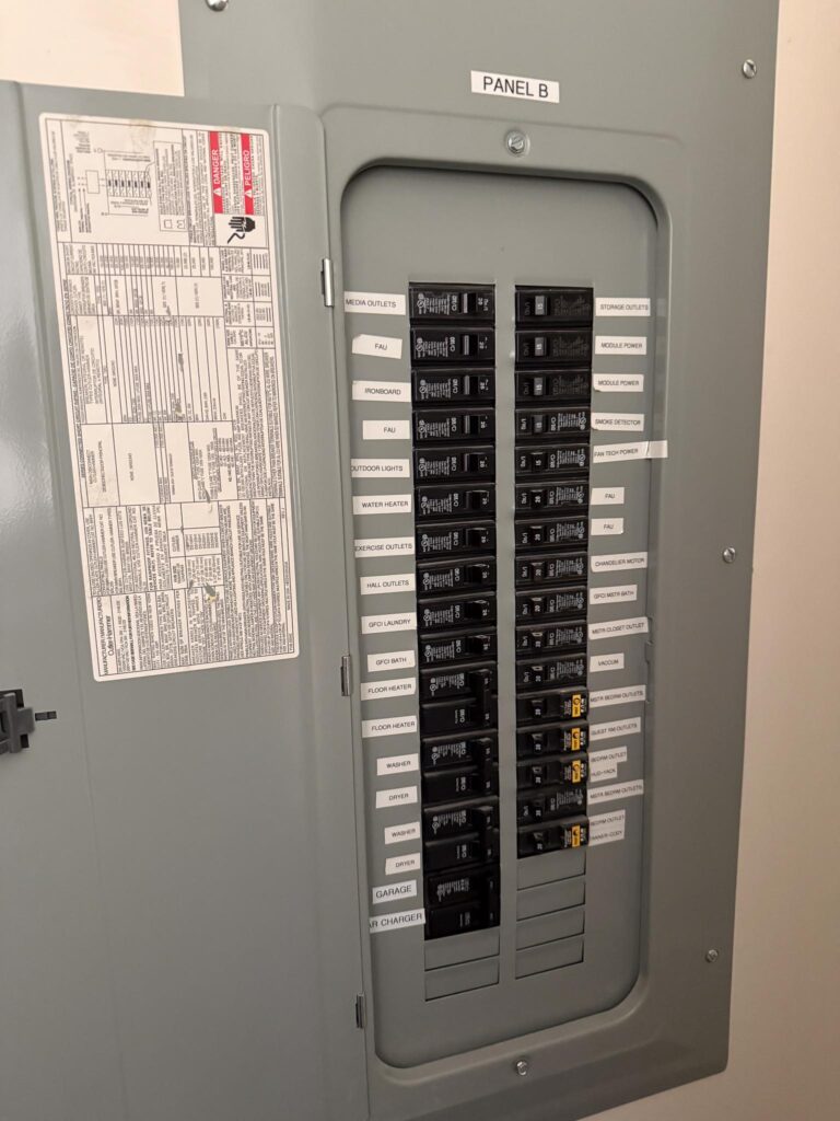 Electrical Panel Labeling
